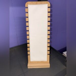 2 Wooden Jewelry Display Stands. Loved one time.  Excellent  condition